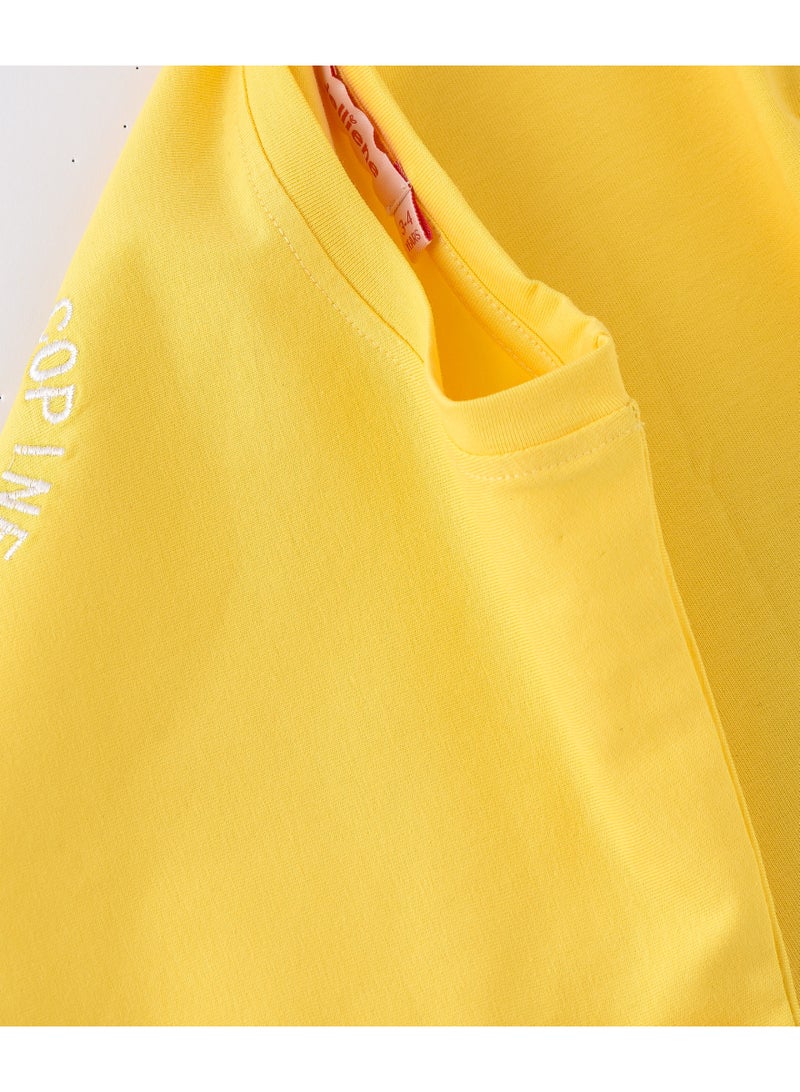 Jelliene Girls Yellow Club De Copines Heart T-Shirt - Image 4